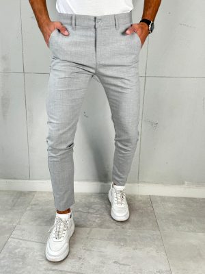 Elegantne pantalone VR 301 Siva
