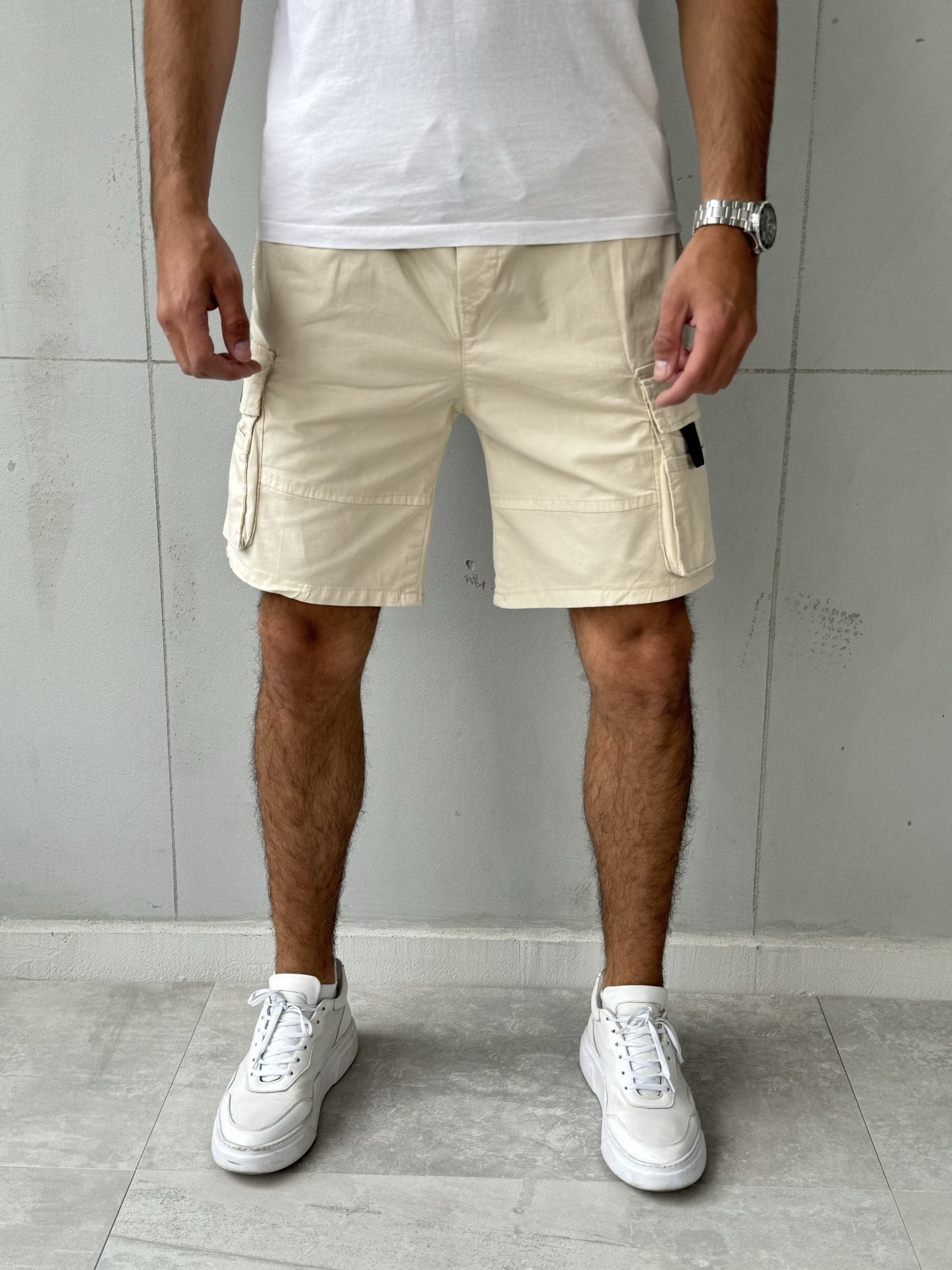 Bermuda Uomo Macron Indio – Pantaloncini In Cotone 150 Gr, Tinta Unita, Taglie Dalla S Alla 4XL