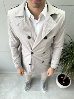 Muški mantil VR9012 Svetlosiva