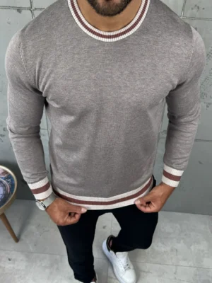 Muški džemper Svetlosiva