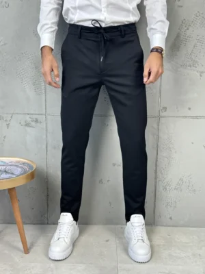 Muške pantalone sa učkurom - crna
