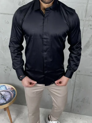 Muška elegantna košulja VR Crna