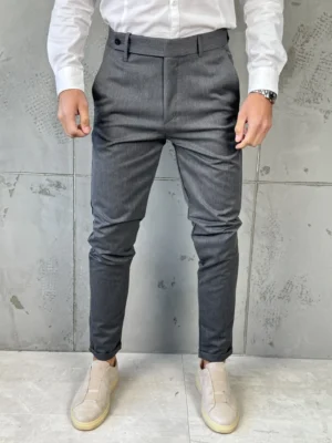 Muške elegantne pantalone Verdi Siva