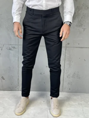Muške elegantne pantalone Verdi Crna