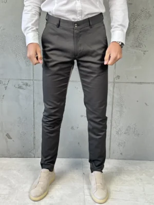 Muške pantalone VR Tamnosiva